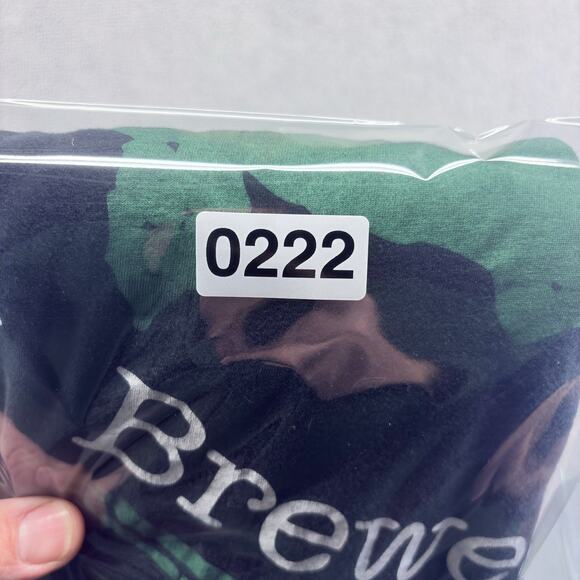 Dogfish Brewery Shirt Mens Sm. Black Long Sleeve Double Sided Graphic Craft Beer - Picture 7 of 7